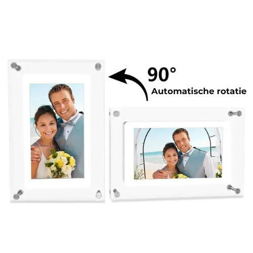 Digitaal Foto Frame - Afbeelding & Video - incl. Luidspreker