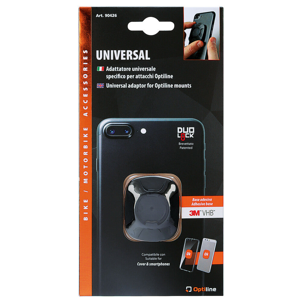OPTILINE Universal Adapter - 3M Bevestiging - Zwart
