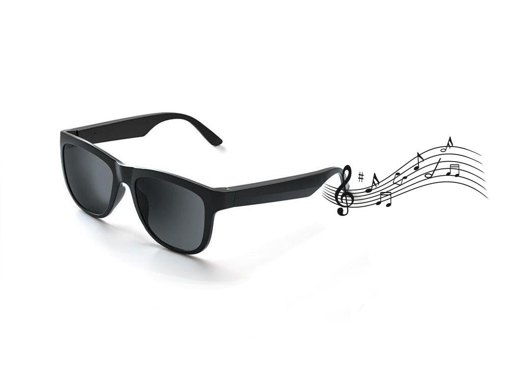 Smart bril Caliber Soundglasses met modern design op een witte achtergrond
