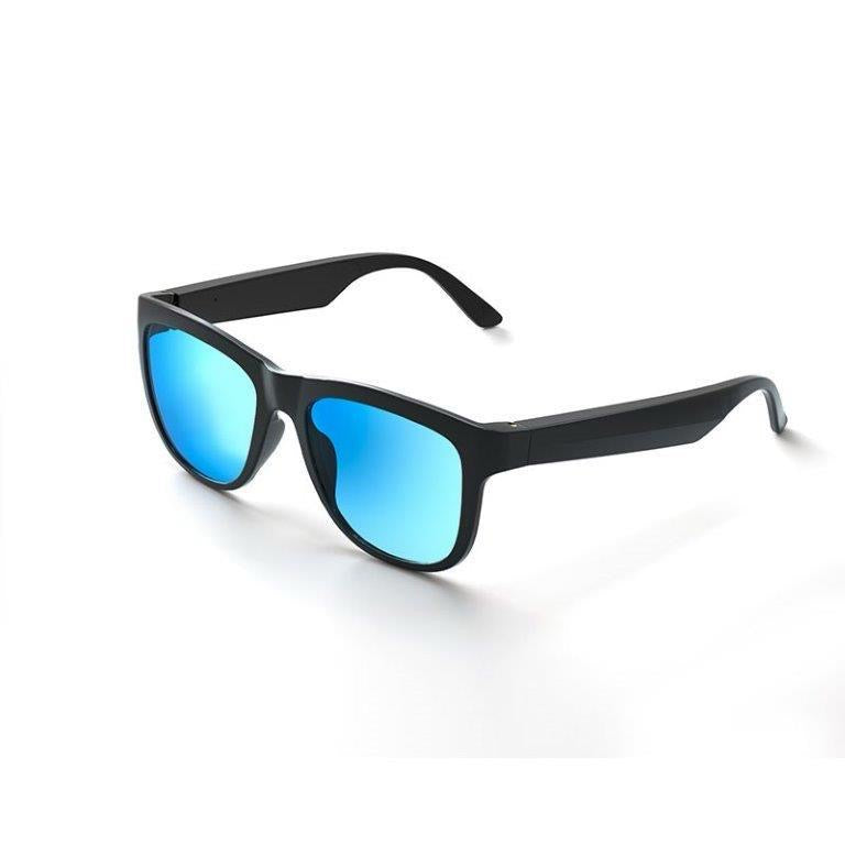 Caliber bluetooth zonnebril gebruikt om draadloos muziek te streamen