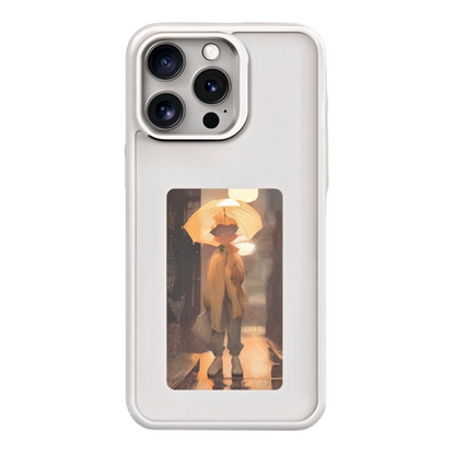 E-ink Backover Foto Case voor iPhone