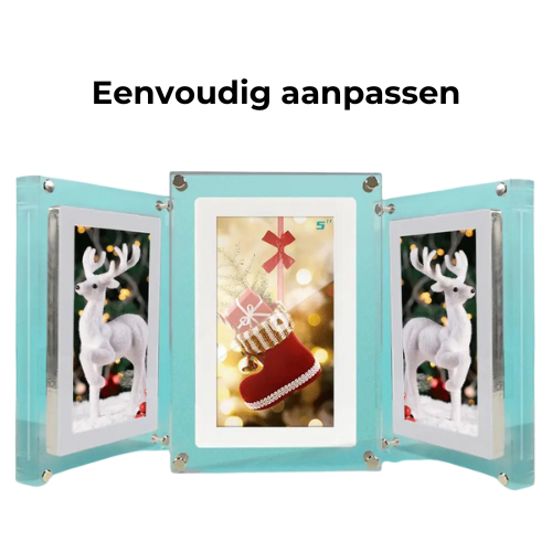 Digitaal Foto Frame - Afbeelding & Video - incl. Luidspreker
